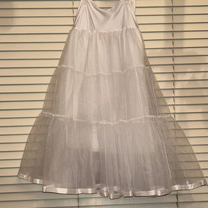 White Ankle-Length Petticoat